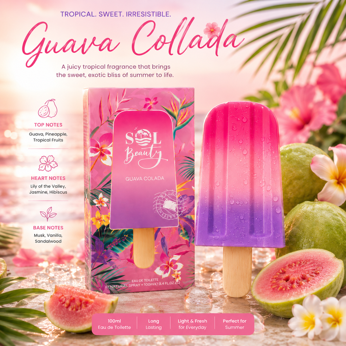 SOL Beauty Popsicle Parfum d'été Parfums 100ml