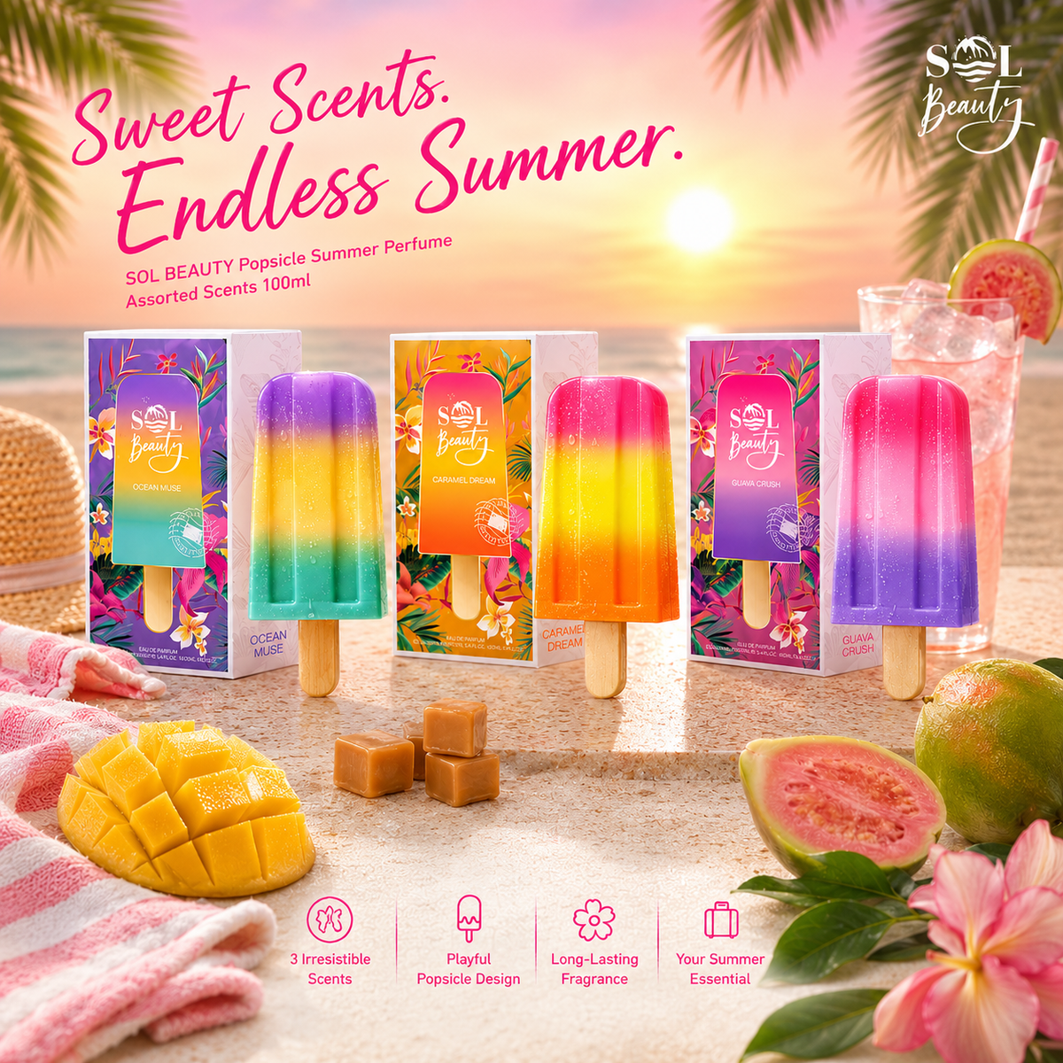 SOL Beauty Popsicle Parfum d'été Parfums 100ml