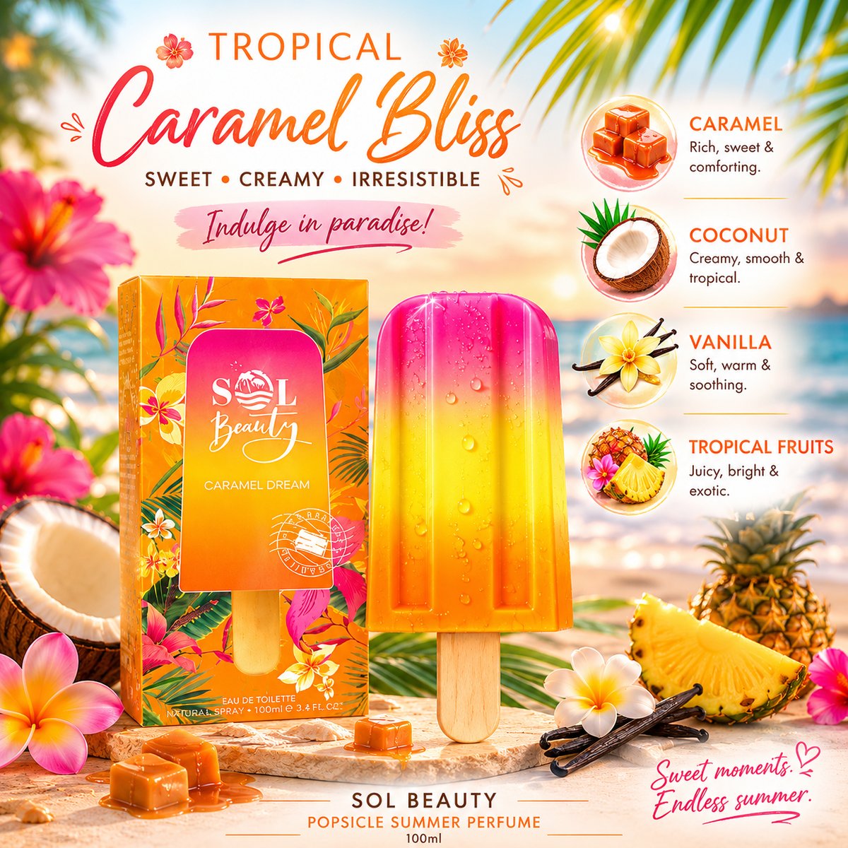 SOL Beauty Popsicle Parfum d'été Parfums 100ml