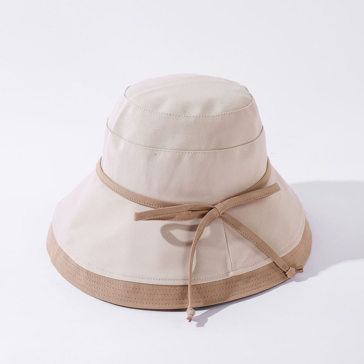 Hat Ladies Summer Cloth Hat Solid Color Cotton And Linen Fisherman Hat Basin Hat Folding Outdoor Sunscreen Big-Brimmed Sun Hat