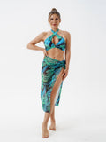 Beach Swimwear Three-Piece Set