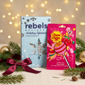 Coffret Holiday Essentials et masque Chupa Chups fraise dans un décor de Noël