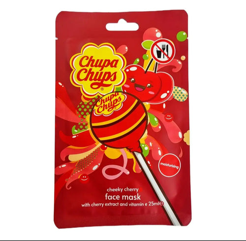 1 masques visage en tissu Chupa Chups — Fraise ou Cerise